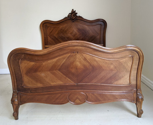 french antique cane bed